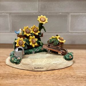 Vintage M.I. Hummel Goebel Summer Days 1112-D Four Seasons Sunflower Scene
